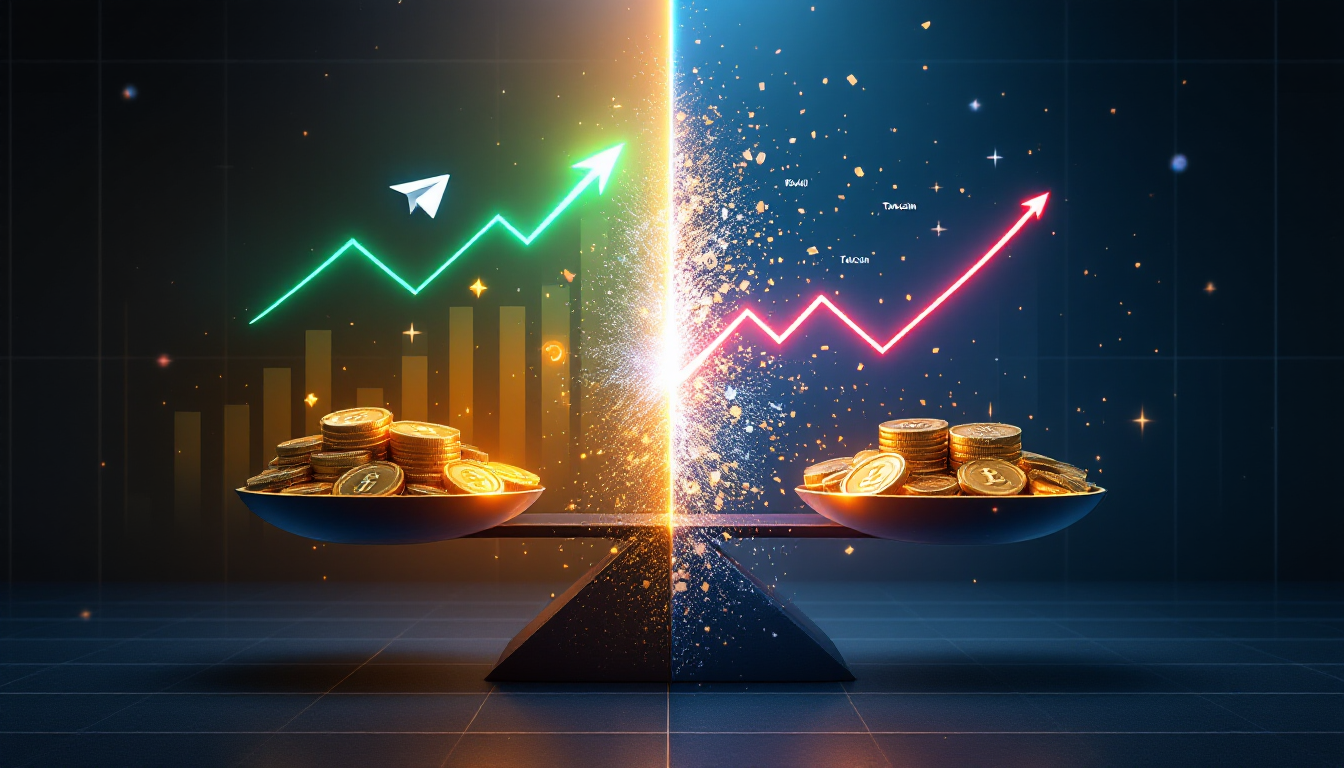 Telegram фиксирует убытки из-за падения Toncoin, несмотря на рост выручки